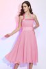 Robe demoiselle d'honneur plissé simple de princesse au drapée avec chiffon - 20