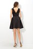 Normale Taille Mini Formelles Sexy Cocktailkleid mit Reißverschluss - 2