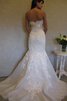 Abito da Sposa in Organza in pizzo in Pizzo Naturale Cerniera senza strap - 2