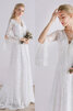 Robe de mariée v encolure éblouissant en salle robe de mariée de déesse romantique - 1