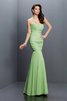 Chiffon Plissiertes Bodenlanges Brautjungfernkleid mit Herz-Ausschnitt mit Empire Taille - 26