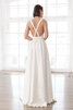 Abito da sposa bellissimo schiena nuda a terra in pizzo cerniera lunghi - 3
