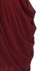 Abito da Damigella Naturale in Chiffon con Increspato A-Line Senza Maniche mini - 4