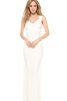 Abito da Sposa Formale E Informale Queen Anne Tubino Naturale con Increspato lusso - 1