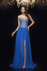 Robe de bal impressioé longue a-ligne fermeutre eclair col en forme de cœur - 4