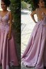 Robe de bal de princesse charme avec sans manches ligne a en satin - 1