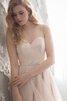 Abito Laurea in Tulle Senza Maniche V-Scollo A-Line mini decorato - 3