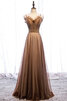 Robe de bal captivant en tulle sexy longue vintage charmant - 1