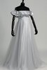 Robe de bal facile moderne avec perle de traîne courte avec manche courte - 6