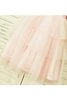 Natürliche Taile A-Line Prinzessin Tüll Blumenmädchenkleid mit Blume - 4