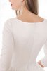 Halle Auffällig Etui Natürliche Taile Knöchellanges Brautkleid - 5