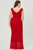 Robe de bal à la mode v encolure delicat naturel facile - 7