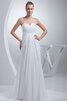 Abito da Sposa con Piega A-Line A Terra Cuore Lungo con Criss-cross - 1