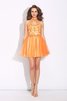 Robe de bal formelle de princesse manche nulle fermeutre eclair de col haut - 5