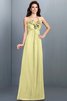 Prinzessin A-Linie Ärmelloses Normale Taille Brautjungfernkleid aus Chiffon - 6