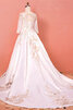 Robe de mariée jusqu'au sol haute qualité lache formelle luxueux - 2