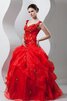 Perlenbesetztes schulterfrei pick up Duchesse-Linie gesticktes Quinceanera Kleid - 5