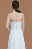 Vestido de Dama de Honor de Corte-A en Gasa de Escote Corazón de Sin mangas - 7