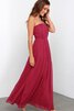 Abito da Damigella in Chiffon Elegante Lungo A-Line senza spalline - 12