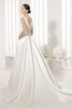 Robe de mariée simple naturel fermeutre eclair a-ligne avec sans manches - 2