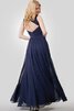 Vestido de Dama de Honor en Gasa de Hasta el suelo de Joya - 2