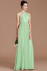 Prinzessin Normale Taille Reißverschluss Neckholder Chiffon Brautjungfernkleid - 31
