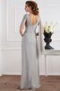 Robe de soirée eclaté longue fermeutre eclair en chiffon longueur au ras du sol - 2
