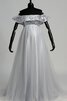 Robe de bal facile moderne avec perle de traîne courte avec manche courte - 1