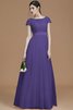 A Linie Prinzessin Normale Taille Brautjungfernkleid mit Schleife mit Gürtel - 30