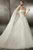 Romántico Vestido de Novia de Cordón de Exquisito de Encaje Adorno - 2