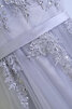 Perlenbesetztes Satin Halle Besondere Tüll Cocktailkleid - 4