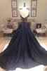 Vestido de Fiesta de Corte princesa de Corte-A de Largo de Natural de Sin mangas - 3