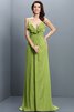 Vestido de Dama de Honor de Corte-A de Corte princesa de Cremallera de Plisado - 14