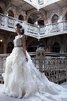 Vestido de Novia de Bordado de Sin mangas de Espalda Descubierta de Escote Corazón - 1