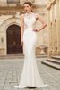 Vestido de Fiesta de Corte Sirena de Sin mangas de Escote con cuello Alto - 5