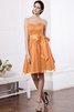 Vestido de Dama de Honor de Corte princesa de Corte-A de Escote Corazón con Cintas - 18