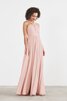 Verlockend Normale Taille Schlichtes Stilvolles Brautjungfernkleid aus Chiffon - 1