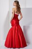 Meerjungfrau Stil Ärmelloses Empire Taille Herz-Ausschnitt Abendkleid aus Chiffon - 2