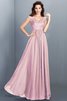 Robe demoiselle d'honneur longue naturel manche nulle jusqu'au sol de princesse - 22