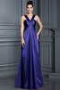 Robe demoiselle d'honneur longue avec zip avec sans manches de princesse ligne a - 25