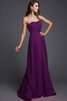 Abito da Damigella Principessa in Chiffon A-Line Cerniera Naturale - 12
