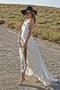 Abito da Sposa Conotta con Applique Cuore a riva Formale E Informale Schiena Nuda - 4