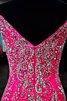 Robe de bal à la mode en satin de traîne courte de sirène distinguee - 4