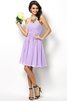 Abito da Damigella Cuore Cerniera Principessa A-Line in Chiffon - 18