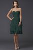 Vestido de Dama de Honor en Gasa de Corto de Hasta la Rodilla de Natural - 9