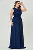 Elegante Vestido de Noche en Encaje de Moda de Pomposo - 9