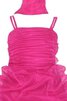 Robe de cortège enfant longueur au ras du sol manche nulle de lotus ruché ornée - 4