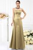 Robe demoiselle d'honneur longue de fourreau de bustier avec zip en satin - 13