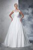 Robe de mariée longue vintage delicat avec décoration dentelle avec sans manches - 4