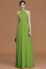 Robe demoiselle d'honneur naturel ruché longueur au ras du sol de princesse - 20